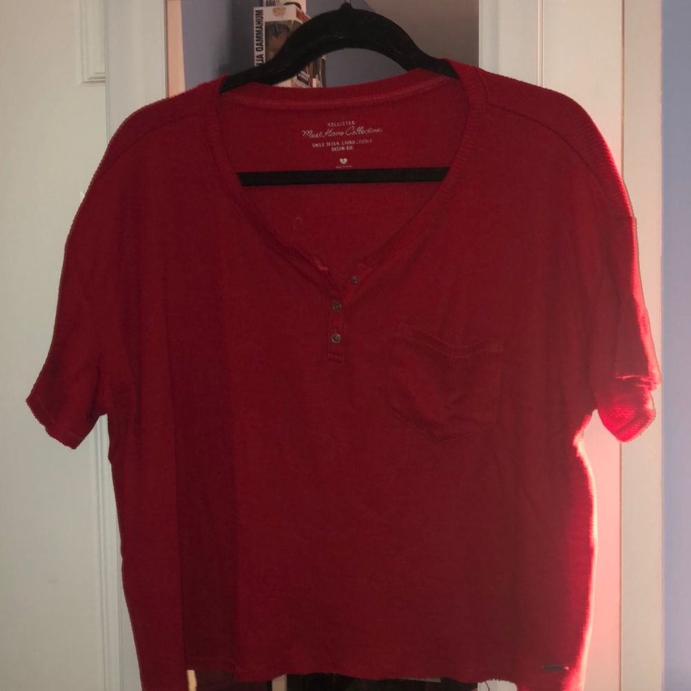 Red Hollister Shirt
